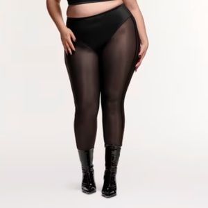 IVY PARK SHINY PANTY MESH TIGHTS
